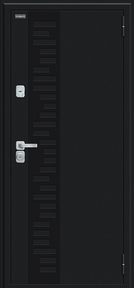 Фото Дверь Thermo Флэш Декор-2 Букле черное/Wenge Veralinga BR5310