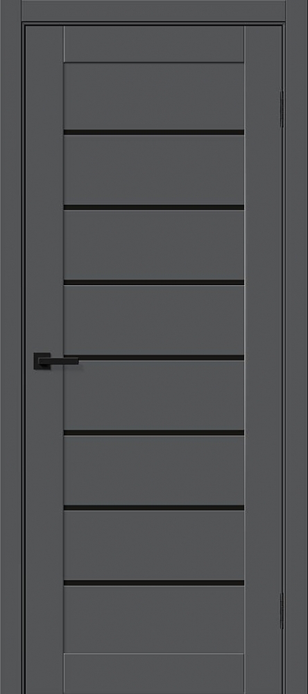 Межкомнатная дверь Браво-22 Black Shine Stormy Silk BR5501