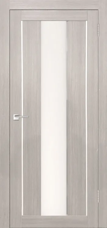 Межкомнатная дверь Легенда Y-2 тон Белая лиственница Остекление Сатинат белое